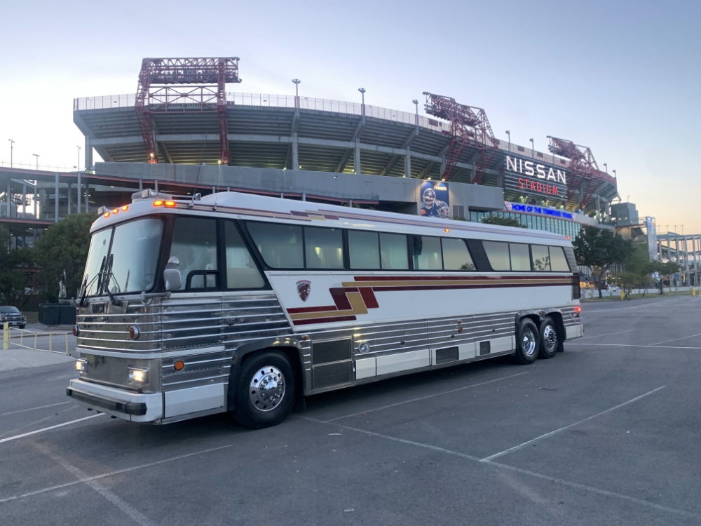 MCI Bus Conversion for Sale Exterior 1