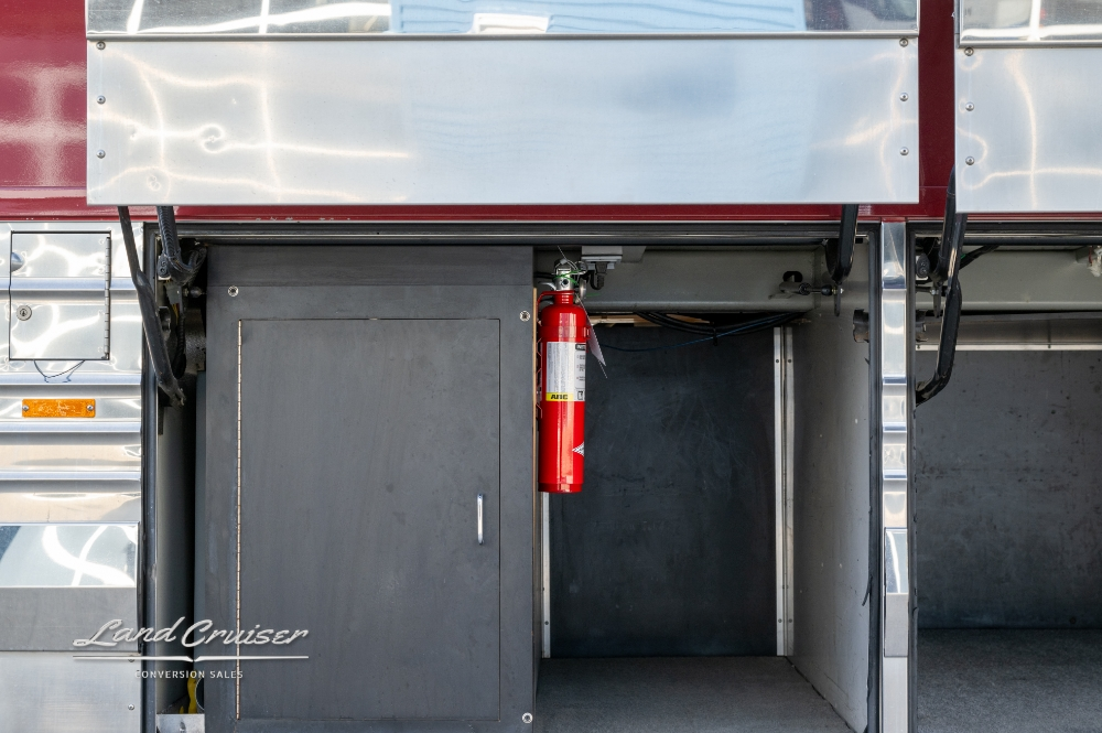 Compartment view of a 2006 Prevost XLII