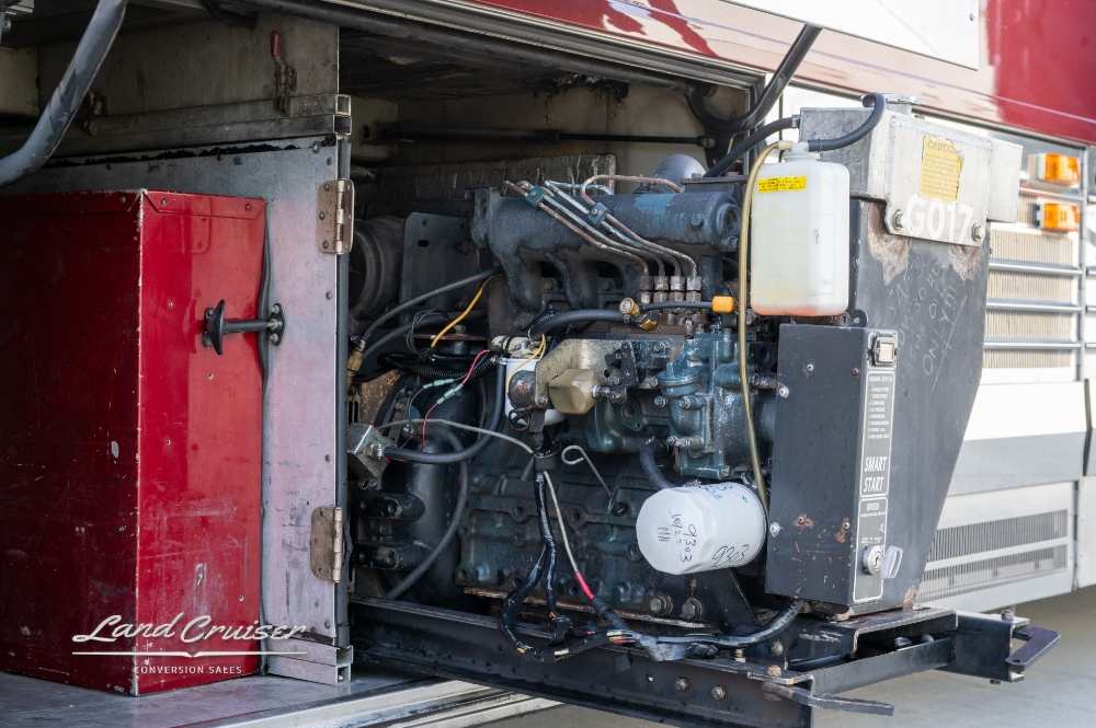 View of a 60 Series Detroit engine on the Pacemaker bus