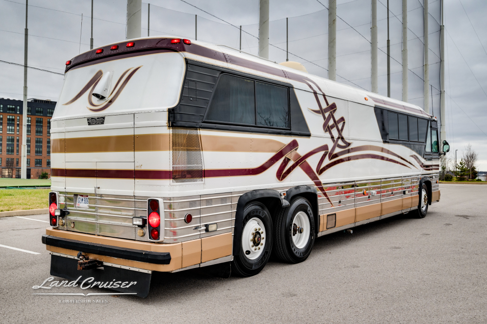 Rear view from an angle of MCI