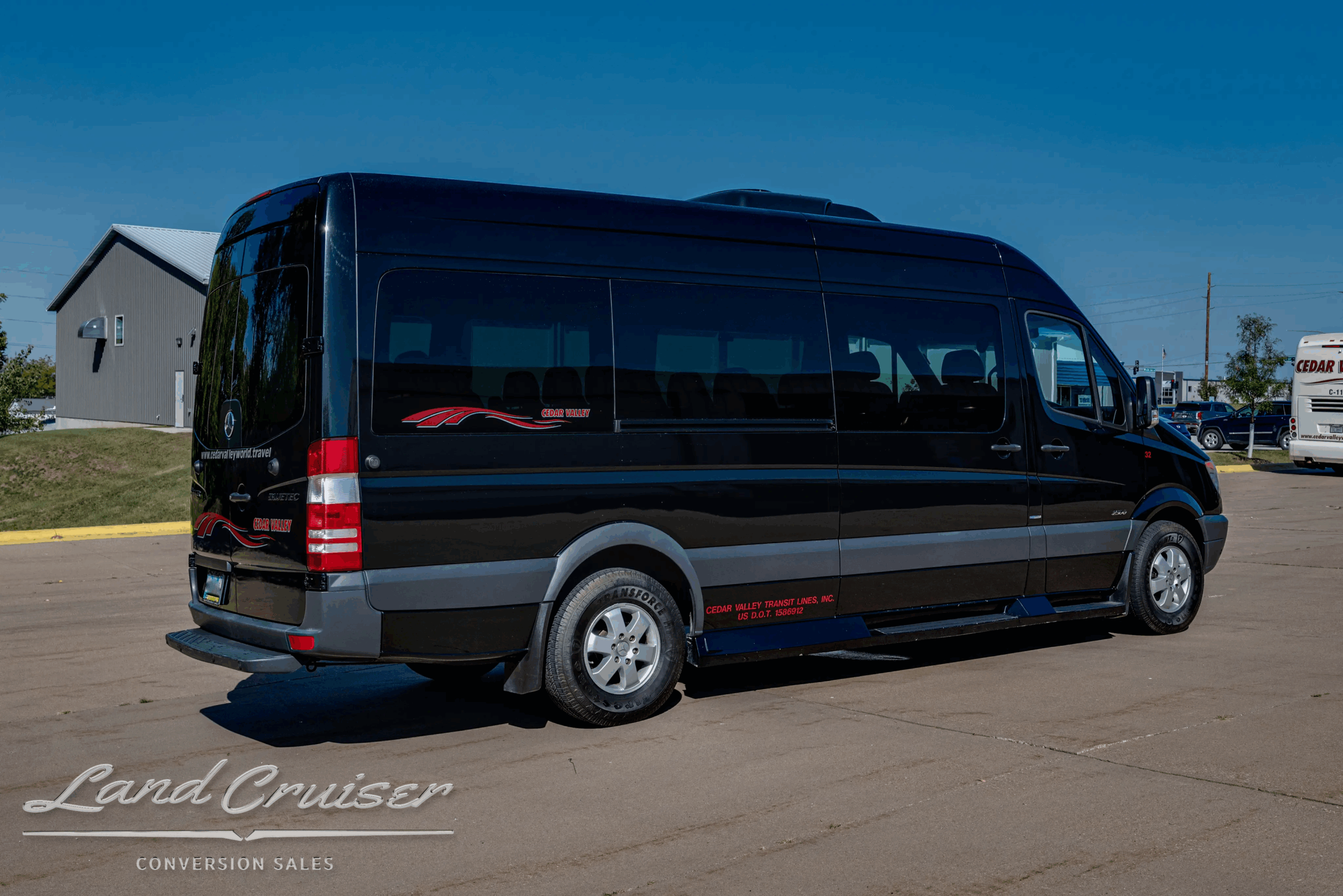 Rear three-quarter view of the 2011 Sprinter 2500 passenger van.