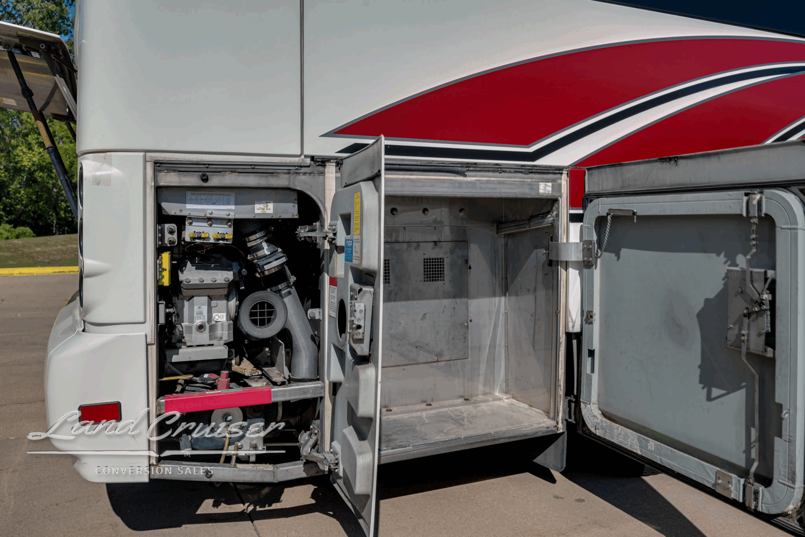 Close-up of seatbacks and armrests in the passenger cabin.